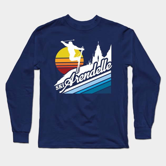 Ski Arendelle Long Sleeve T-Shirt by MindsparkCreative